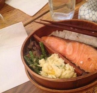 Bento saumon teriyaki de Tsubame